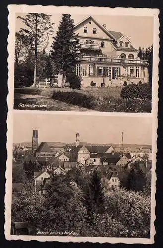 59423 AK Bad Wörishofen Sanatorium Stadt 1936
