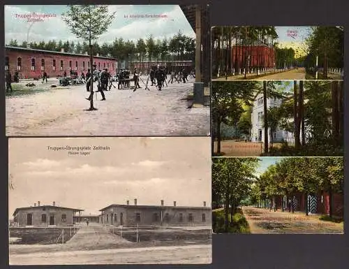 59460 7 AK Truppenübungsplatz Zeithain 1917 1909