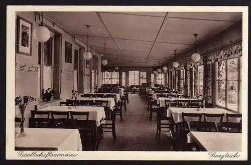 59467 AK Zittau Burgteich Gaststätte Gesellschaftszimmer Feldpost 1942