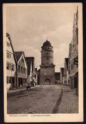 59491 AK Nördlingen Löpsingerstrasse um 1925