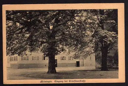 59512 AK Meiningen Eingang der Ernestinerstraße um 1925
