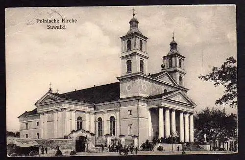 59515 AK Suwalki Suwalken Polnische Kirche 1917 Feldpos
