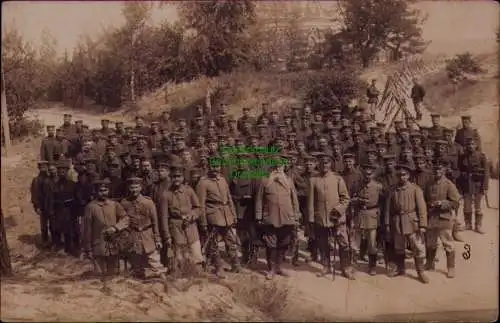 163199 AK Heinrichswalde Kr. Ueckermünde  1916 Militär Soldaten Kopmagniefoto