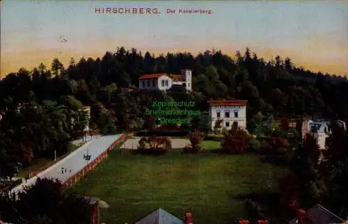 163226 AK Hirschberg Schlesien 1909 Der Kavalierberg