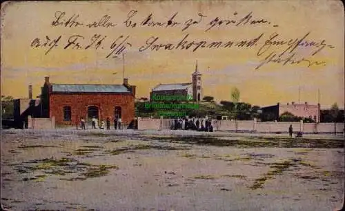 163247 AK DSW Deutsch Südwestafrika Windhuk 1906 Swakopmund nach Malchow