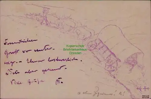 163233 Ganzsache DSW Deutsch Südwestafrika Bahnpost Swakopmund - Windhoek 1902