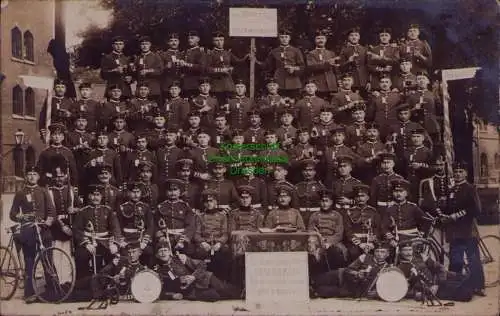 163195 AK Königsberg Opr. 1911 Regiment Kronprinz Abschied Reserve Militär