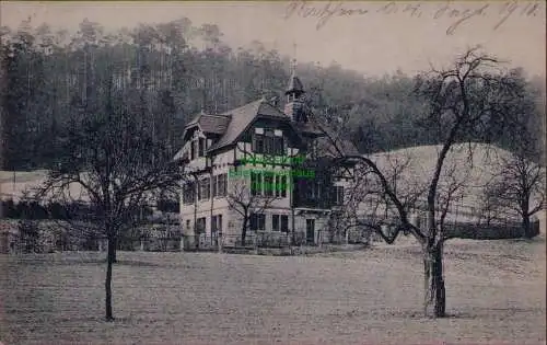 163232 AK Rathen 1910 repräsentative Villa Bahnpost Dresden - Bodenbach