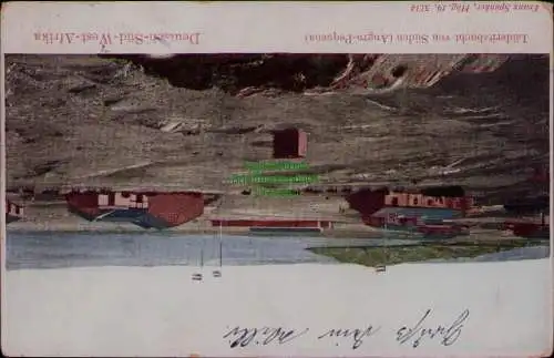 163244 AK Deutsch Südwestafrika Lüderitzbucht 1905 Feldlazarett Angra-Pequena