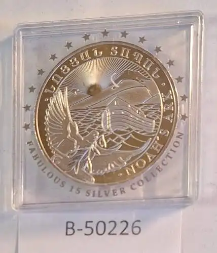 B50226 Münze Fabulous 15 2011 Arche Noah Silber silver AG 9999 Armenien i Kapsel