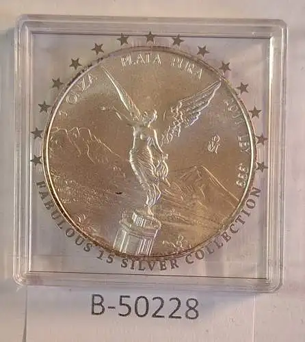 B50228 Münze Fabulous 15 2011 Libertad Silber silver AG 1oz 9999 Mexiko i Kapsel