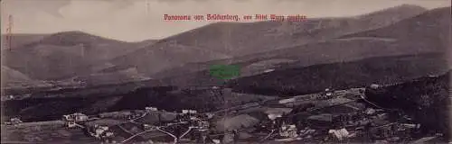 163425 2teilige AK Panorama von Brückenberg von Hotel Wang gesehen um 1900