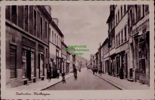 163380 AK Krotoschin Warthegau Feldpost 1942 Krotoszyn Großpolen