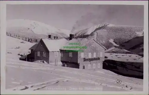 163389 AK Meergansbaude Lenzenberg Petzer im Riesengebirge 1942