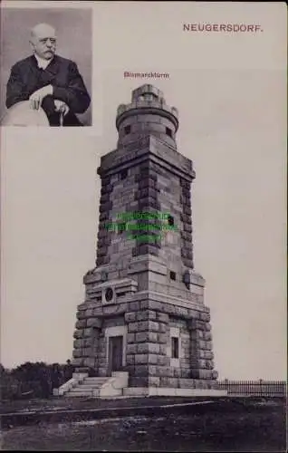 163393 AK Bismarckturm NEUGERSDORF um 1900 Verlag Ernst Haussig, Neugersdorf