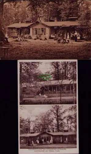 163361 2 AK Plottendorf bei Treben Thür. Kinderwaldheim Kammerforst 1917 1920