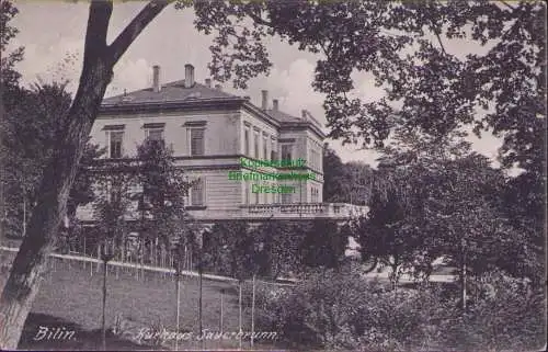 156280 AK Bilina Bilin 1909 Kurhaus Sauerbrunn