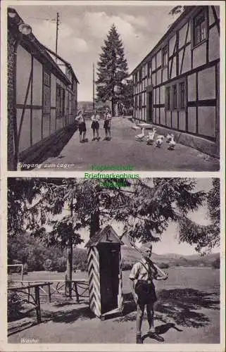 156154 AK Eingang zum Lager Jungen Wachhaus Spaten