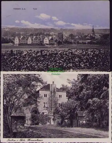 167180 AK Treben bei Altenburg/Thür. Herrenhaus Total 1911