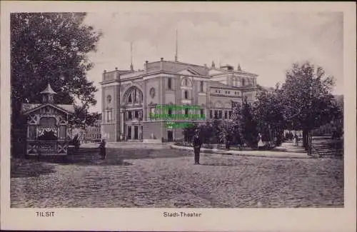 167311 AK Tilsit Stadttheater 1916 Verlag Max Groner & Co, Tilsit