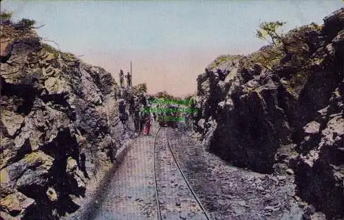167238 AK Durchbruch der Bahnstrecke nach Windhuk bei Kilometer 227 Deutsch-Süd-