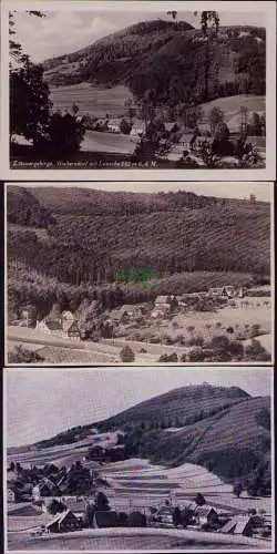 167338 3 AK Zittauergebirge Waltersdorf mit Lausche 1946