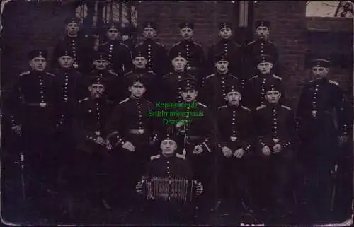 167365 AK Fotokarte Soldaten Hannover 1914 nach Lüttich