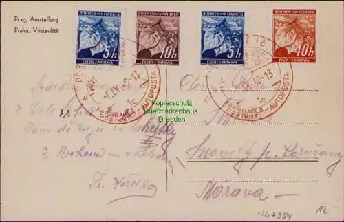 167354 AK BÖHMEN UND MÄHREN Prag Ausstellung Praha Vystaviste CECHY A MORAVA