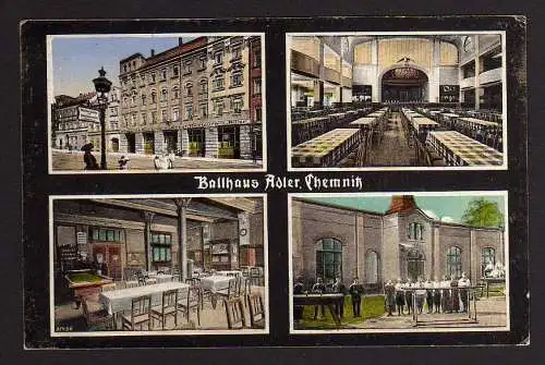 59009 AK Chemnitz um 1920 Ballhaus Adler Restaurant