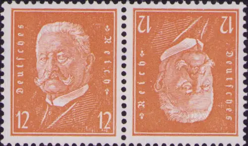 3517 DR Zdr. Zusammendruck Reichspräsidenten K 13 ** postfrisch