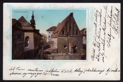44419 AK Smichov Smichow Prag 1900 Stara Synagoga Alte Synagoge