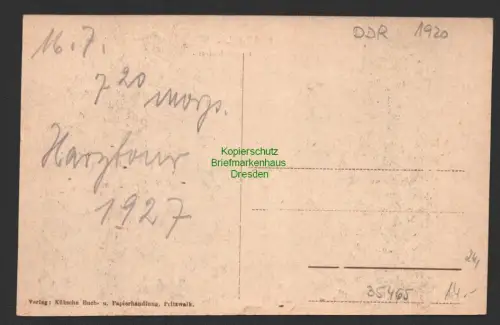 35465 AK Pritzwalk Marktstraße 1927