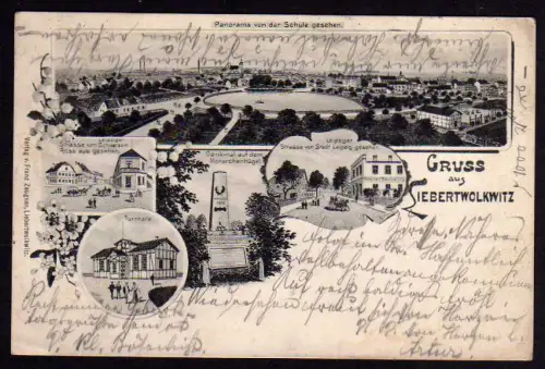 45989 AK Liebertwolkwitz Turnhalle Monarchenhügel 1908