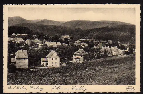 35189 AK Bad Sachsa Südharz um 1935 Villen am Knickberg