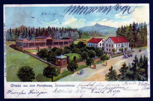 40380 AK Grossschönau Forsthaus 1903 Großschönau