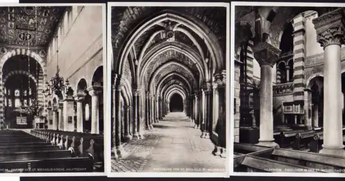 41381 5 AK Hildesheim Inneres der St. Michaeliskirche Engelchor Kreuzgang 