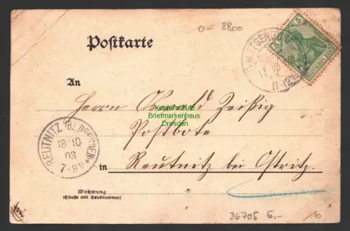 36705 AK Zittau Neustadt Herkulesbrunnen Marstall 1903