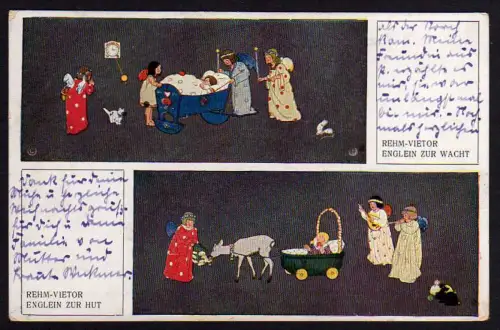 45629 AK Rehm Vietor Englein zur Wacht Hut 1917 Kind