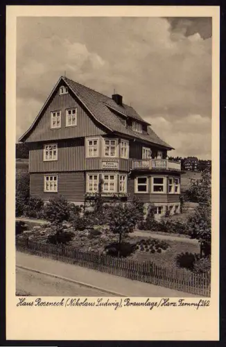 42039 AK Braunlage harz Haus Roseneck Dr. Voglerstraße