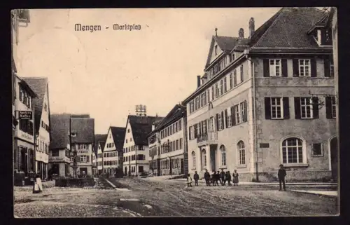 44833 AK Mengen Kr. Sigmaringen Marktplatz 1911