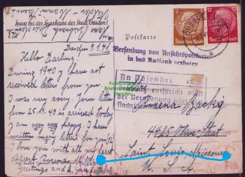 B22592 AH Dresden Der Dom sehr seltene Bezeichnung Dom für Frauenkirche in Kombi