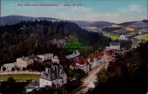 166718 AK Bad Ottenstein Schwarzenberg i. sächs. Erzgeb. 1913