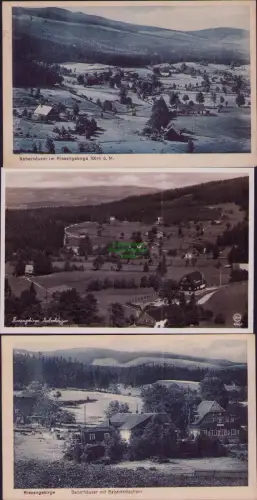 167761 3 AK Riesengebirge Baberhäuser Baberkretscham 1925 Giersdorf