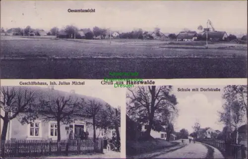 163803 AK Hanswalde Kreis Heiligenbeil Ostpreußen 1934 Geschäftshaus Julius