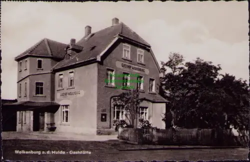 166854 AK GASTHOF WOLKENBURG Wolkenburg a. d. Mulde - Gaststätte 1964