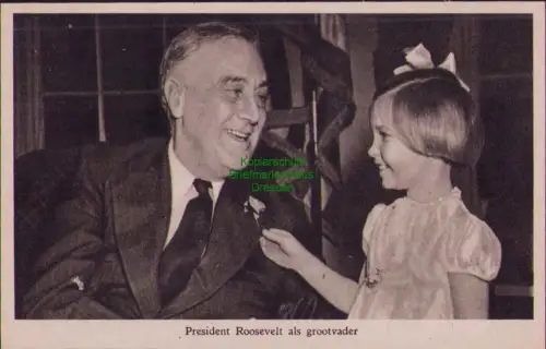 167951 2 AK President Roosevelt als grootvader De Heer Roosevelt President der V