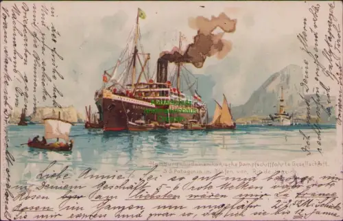 167947 AK Hamburg Südamerikanische Dampfschifffahrts Gesellschaft S.S.Patagonia