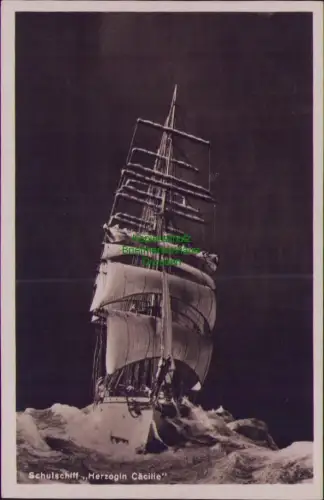 190216 AK Schulschiff Herzogin Cäcilie Offizielle Postkarte des Deutschen Museum