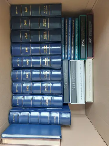S504 BRD Deutschland Sammlung im Karton 1991 - 2000 ** teilweise doppelt, ETB J