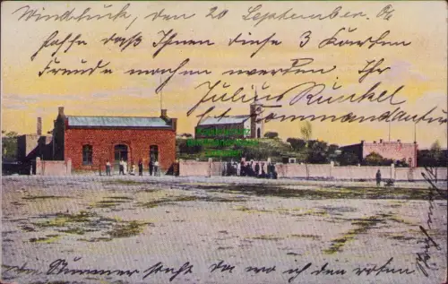 164071 AK Deutsch-Süd-West-Afrika DSWA Windhuk 1906 Feldpost Partie aus Windhuk